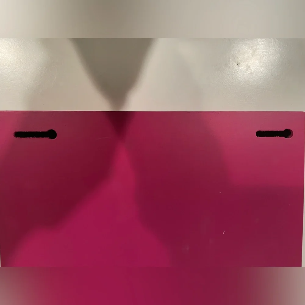 Pink Wooden Sign - Picture 2 of 3